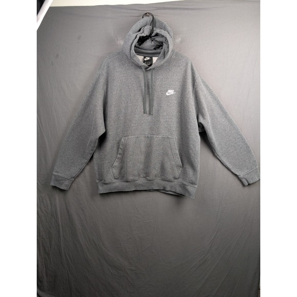 Nike Other - Nike Mens Club Fleece Hoodie Gray ‎ XL Pullover Sweatshirt